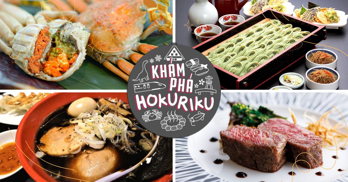 Hành trình khám phá mỹ thực Nhật Bản tại Hokuriku